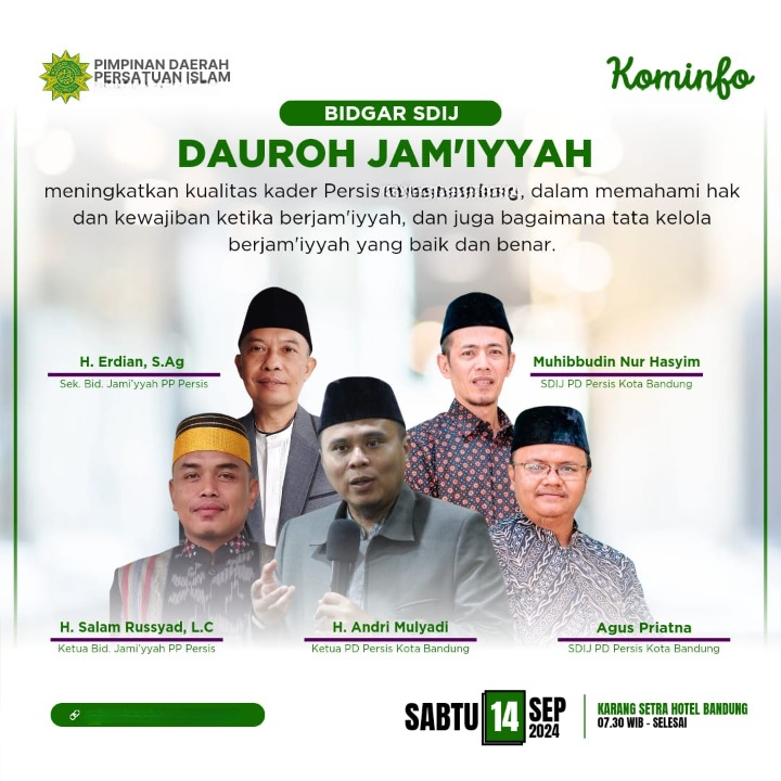 Dauroh Jamiyyah SDIJ PD PERSIS Kabupaten Mandailing Natal